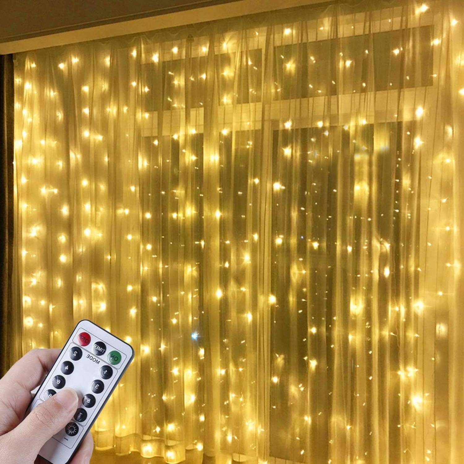 Fairy Curtain Lights | Curtain String Lights | LED Curtain Light: image 2